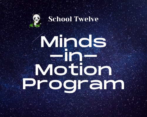  School 12 Minds in Motion banner